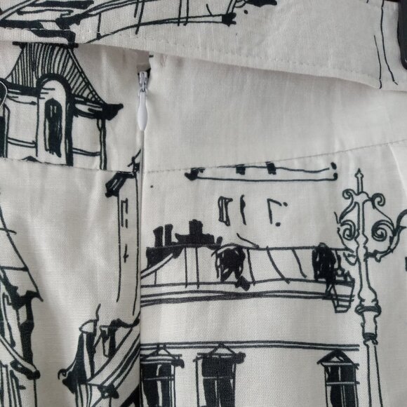 Zapelle Cafe Scene Skirt - Picture 4 of 6